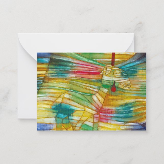 Lamb, 1920 av Paul Klee Anteckningskort (Framsida)