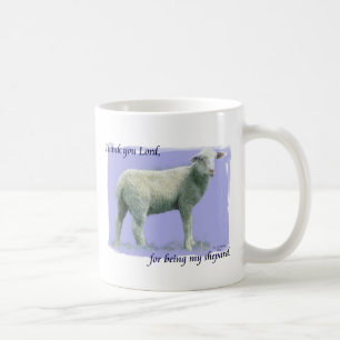 Lamb av guden kaffemugg