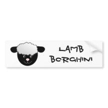 Lamb Borghini lustigt Sheep Pun
