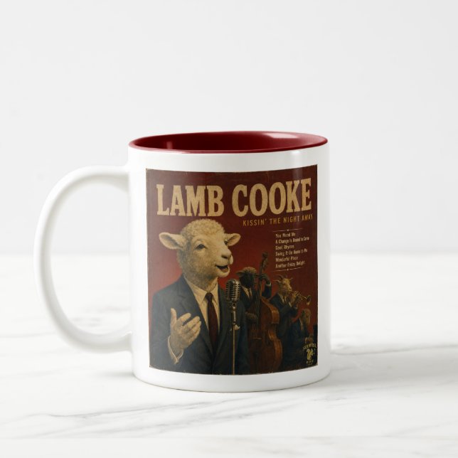 Lamb Cooke Album: en Parodi Två-Tonad Mugg (Vänster)
