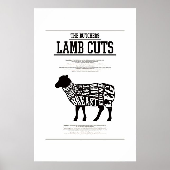 LAMB CUTS, POSTER (Framsidan)