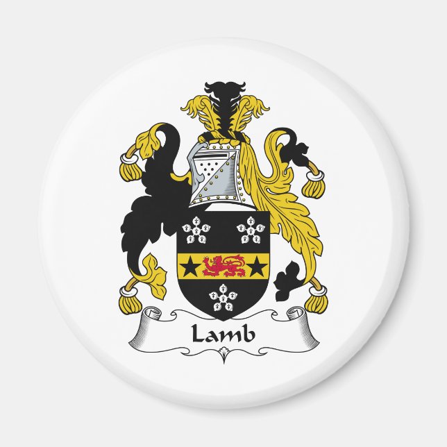 Lamb Family Crest Magnet (Framsidan)