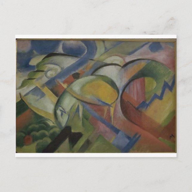 Lamb från Franz Marc Vykort (Framsida)