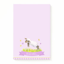 Lamb hoppar över sött stollig-lila