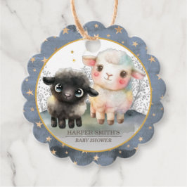 Lamb Kön Neutral babystötare Gåvor Etiketter