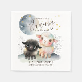 Lamb Kön Neutral babystötare Pappersservett