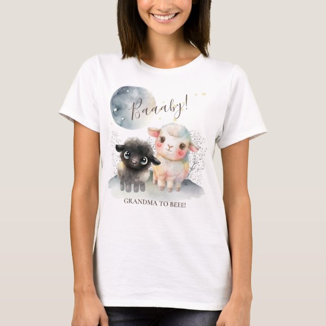 Lamb Kön Neutral babystötare T Shirt (Framsida)