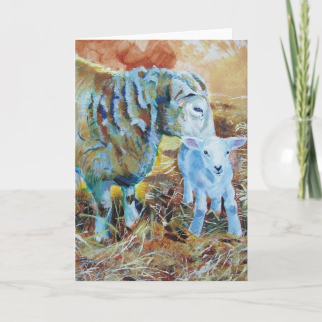 Lamb- och fårmålning kort (Framsida)