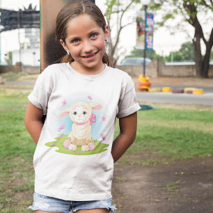 Lamb och fjärilar T-Shirt