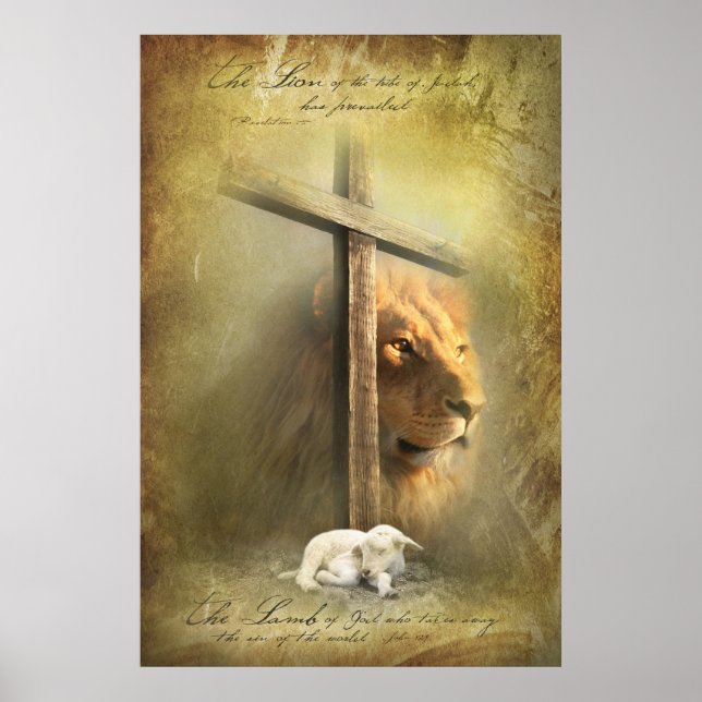 LAMB OF GOD - Christian Religiösa Poster (Framsidan)