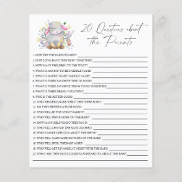 Lamb - Party | 20 frågor om föräldrar Flygblad