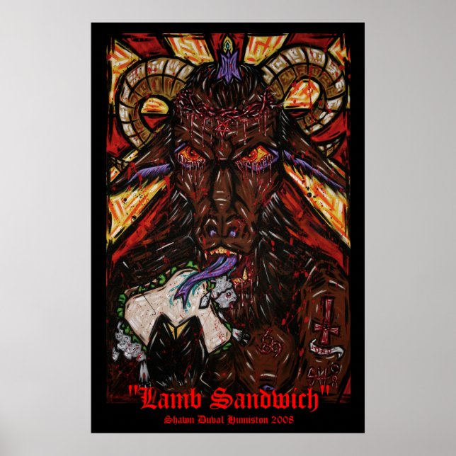 "Lamb Sandwich" Poster (Framsidan)