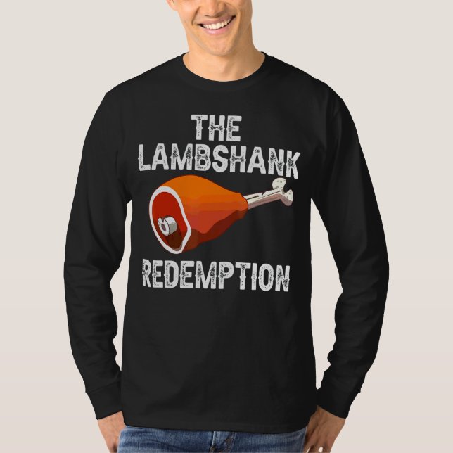Lamb Shank Redemption Pesach Seder Plate Bit T Shirt (Framsida)