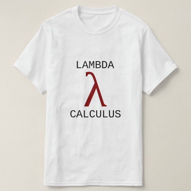 Lambda-λCalculus Tee (Design framsida)