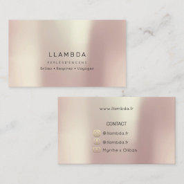 Lambda Ro Parly Abstrakt Minimal Social Media Visitkort
