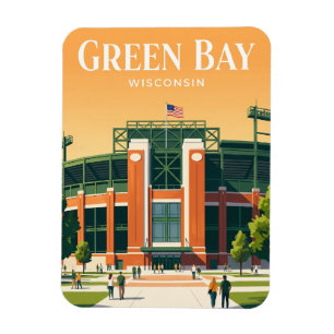 Lambeau Field USA Magnet