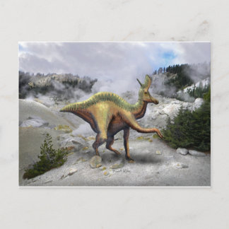 Lambeosaurus Dinosaur Vykort