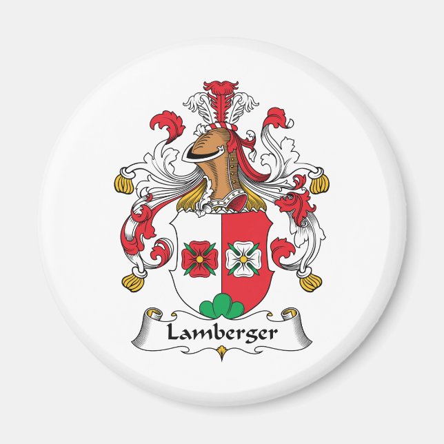 Lamberger Family Crest Magnet (Framsidan)