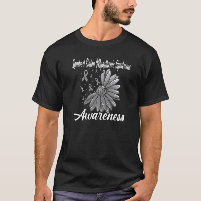 Lambert Eaton Myasthenia Syndrome Awareness Brain T Shirt (Framsida)