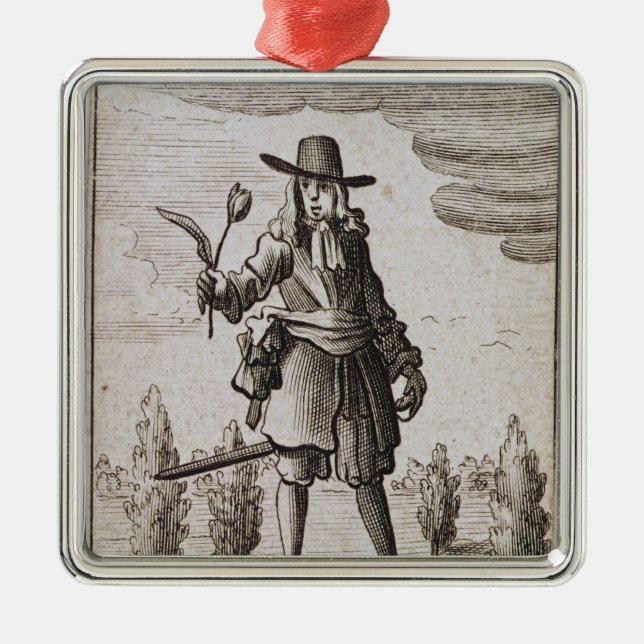 Lambert Simnel, riddare av den guld- tulpan Julgransprydnad Metall (Framsidan)