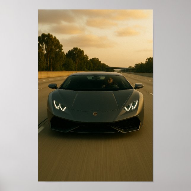 Lambo Front View Poster (Framsidan)