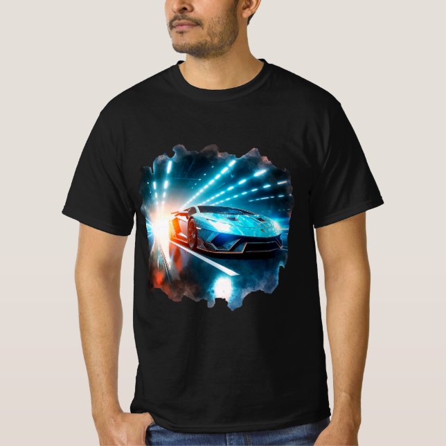 Lambo i rök T-Shirt (Framsida)