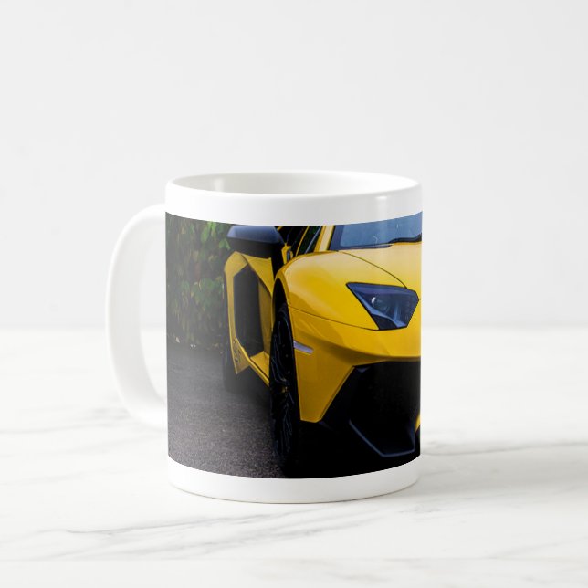 Lamborgini design kaffemugg (Framsida vänster)