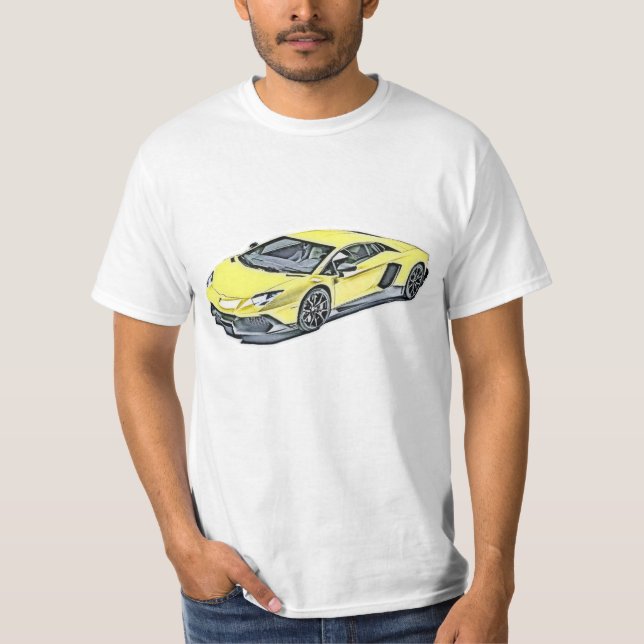 Lamborgini Diablo T-tröja T-shirt (Framsida)