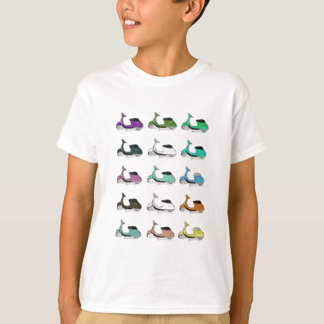 Lambretta popkonst tee shirt (Framsida)