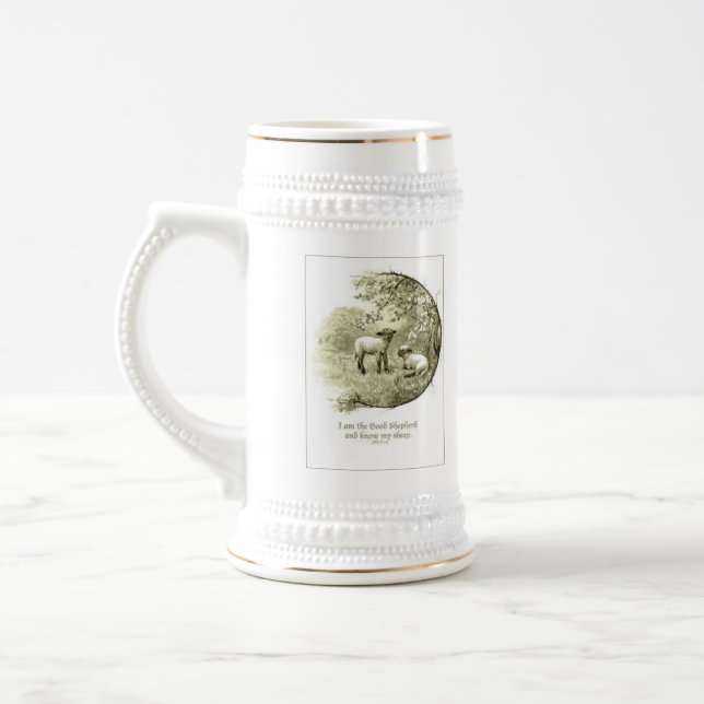 Lambs & Scripturemugg Sejdel (Vänster)