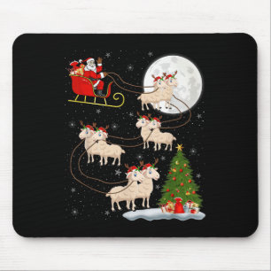 Lambs Sheep Santa Sleigh Flies Funny Magic Chri Musmatta