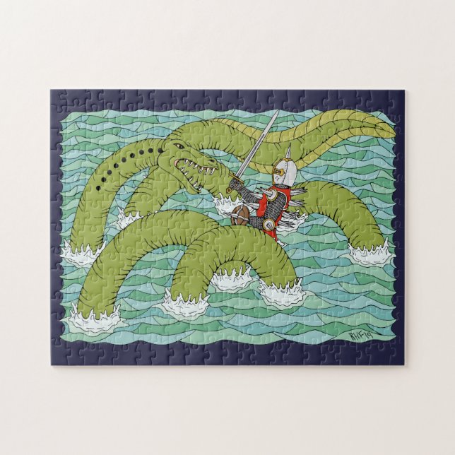 Lambton Mask och Knight Pussel (Horisontell)