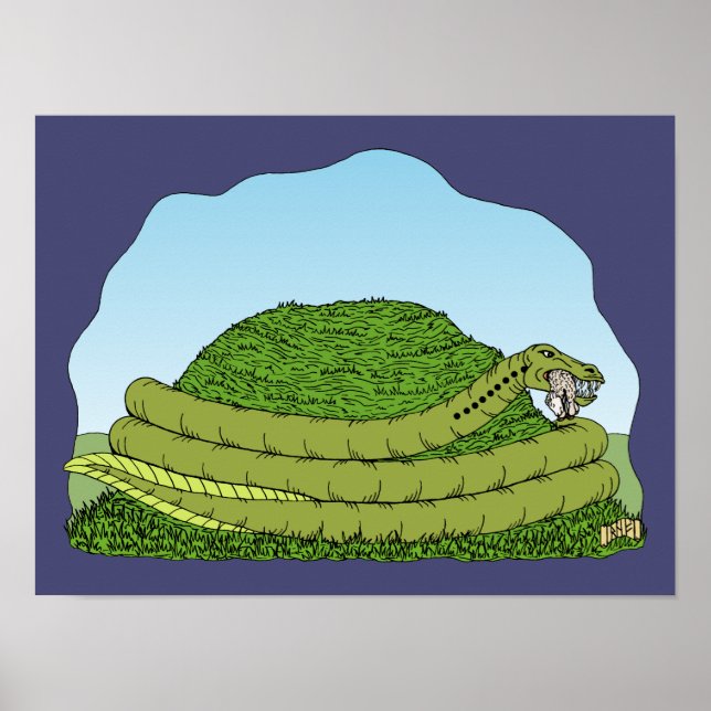 Lambton Worm Poster (Framsidan)