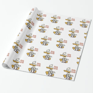 Lame anka tecknad välj bakgrund färg presentpapper