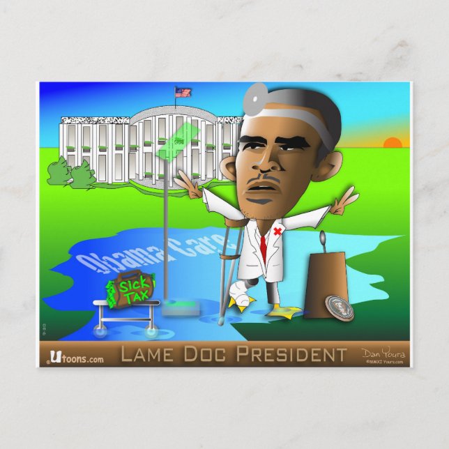 Lame Doc President Vykort (Framsida)