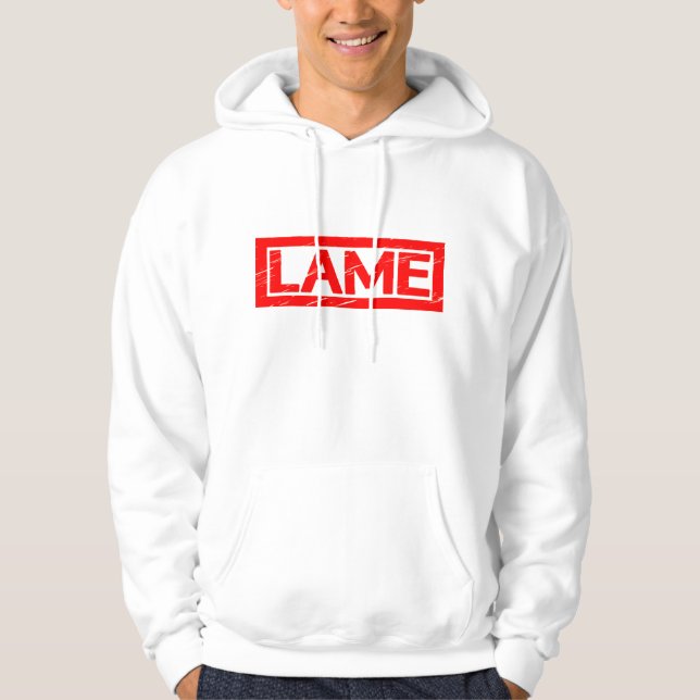 Lame Frimärke Hoodie (Framsida)