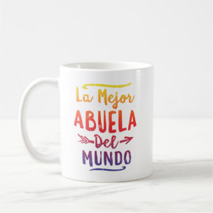 LaMejor Abuela Del Mundo Mormor mors dag Kaffemugg