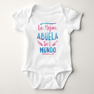 LaMejor Abuela Del Mundo Mormor mors dag T Shirt