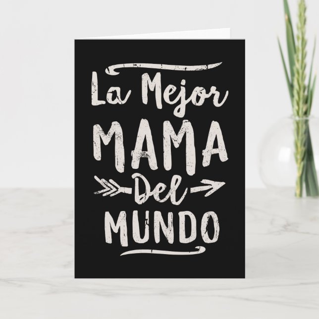 LaMejor Mamma Del Mundo Mamma mors dag Kort (Framsida)