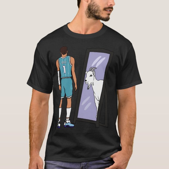 Lamelo Ball Mirror Goat T Shirt (Framsida)