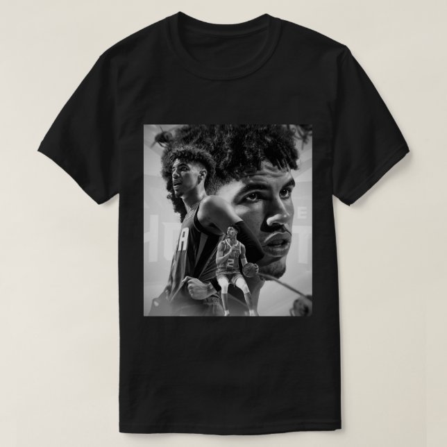 Lamelo Boll B&W Te T Shirt (Design framsida)
