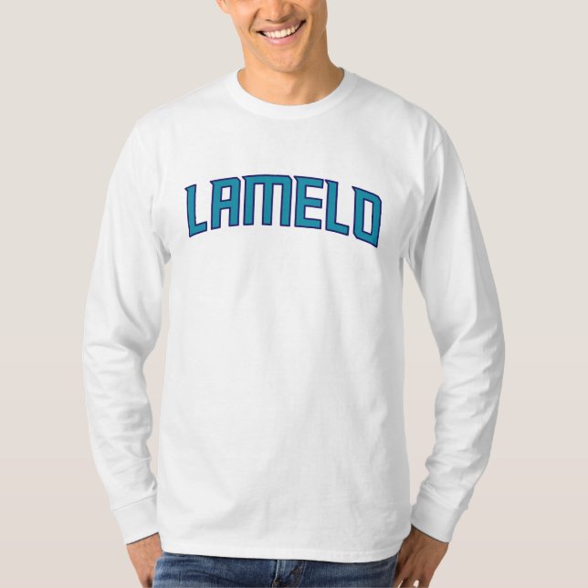 LaMelo Boll - Charlotte Basketball T-Shirt (Framsida)