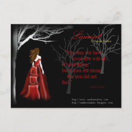 Lament av Sandra Madera Postcards Vykort