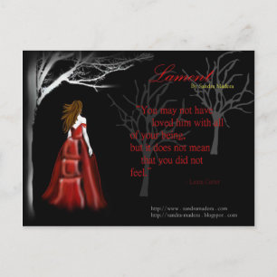 Lament av Sandra Madera Postcards Vykort