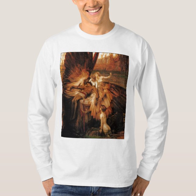 Lament för Icarus av Herbert Draper T Shirt (Framsida)