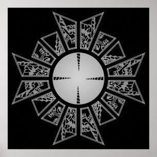 Lament star silver poster