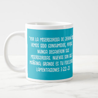 Lamentacioner 3:22-23 jumbo mugg