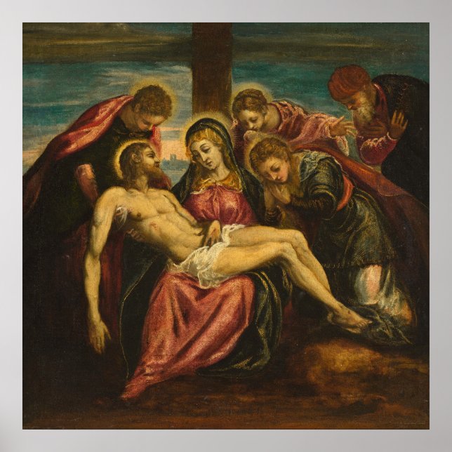 Lamentation - Jacopo Tintoretto Fine Art Poster (Framsidan)