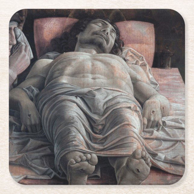 Lamentation över de döda Kristus, Mantegna Underlägg Papper Kvadrat (Framsidan)