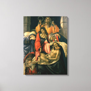 Lamentation over Dead Kristus - Botticelli Canvastryck